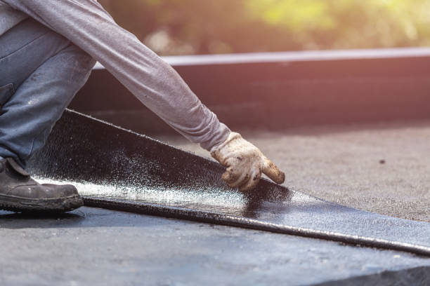Professional Exterior Waterproofing technician working in Chatham, VA